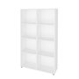 Estante Alta Branca Clean 6 Prateleiras