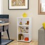 Estante Livreiro Branca Clean 2 Prateleiras