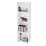 Estante Livreiro Branca Clean 3 Prateleiras