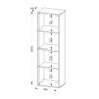 Estante Livreiro Branca Clean 3 Prateleiras