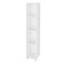 Estante Livreiro Branca Clean 3 Prateleiras