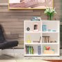 Estante Livreiro Branca em MDP Clean 4 Prateleiras