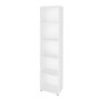 Estante Livreiro Branca Clean 4 Prateleiras