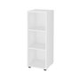 Estante Livreiro em MDP Branca Clean 2 Prateleiras