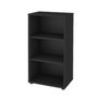Estante Livreiro Preta Clean 2 Prateleiras