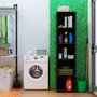 Estante Livreiro Preta Clean 4 Prateleiras