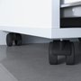 Gaveteiro Volante Branco Bit 4 Gavetas