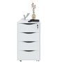 Gaveteiro Volante Branco Bit 4 Gavetas