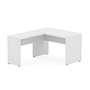 Mesa Auxiliar com Pé Painel 90cm Branca
