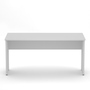 Mesa de Escritório Cinza 150cm 70cm Profundidade Express