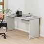 Mesa de Escritório Cinza 150cm 70cm Profundidade Express