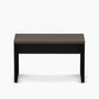 Mesa de Escritório com Pé Metal 120cm Ameixa com Preto