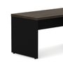 Mesa de Escritório Home Office 150cm Ameixa com Preto