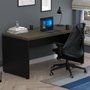 Mesa de Escritório Home Office 150cm Ameixa com Preto