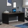 Mesa de Escritório Home Office 150cm Ameixa com Preto