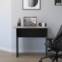 Mesa de Escritório MDP 90cm New City Calvi com Preto