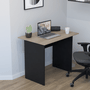 Mesa de Escritório MDP 90cm New City Calvi com Preto
