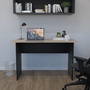 Mesa de Escritório New City 120cm Calvi com Preto