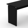Mesa de Escritório Preta 120cm Gebb Work Express