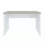 Mesa de Escritório Toq Branca com Grigio