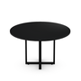 Mesa de Reunião Redonda Pé Metal Preta Express 120cm