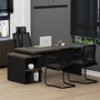 Mesa Diretor Dinâmica 2 gavetas e 1 pasta suspensa Start
