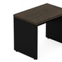 Mesa Escritório Home Office 90cm Ameixa com Preto