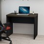 Mesa Escritório Home Office 90cm Ameixa com Preto