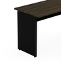 Mesa Escritório Reta Express 120cm Ameixa com Preto