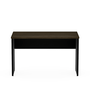 Mesa Escritório Reta Express 120cm Ameixa com Preto