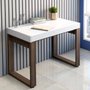 Mesa Escrivaninha Squadra Gaveta Nogal/Branco - Artany
