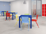 MESA MULTI001 AZUL BIC 80cm x 80cm x 72,5