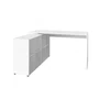 Mesa Nero Com 8 Nichos Auxiliares 140cm Branca
