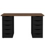Mesa para Computador Due Web Nogal com Preto