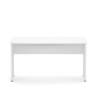 Mesa para Escritório Retangular Branca 135cm Express