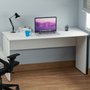 Mesa para Escritório Retangular Branca 135cm Express