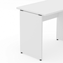 Mesa para Escritório Retangular Branca 90cm Express