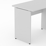 Mesa para Escritório Retangular Cinza 90cm Express