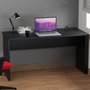 Mesa para Escritório Retangular Preta 135cm Express