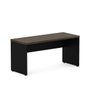 Mesa Retangular com Pé Painel 150cm Ameixa com Preto