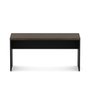 Mesa Retangular com Pé Painel 150cm Ameixa com Preto
