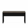 Mesa Retangular Pé Metal 150cm Ameixa com Preto