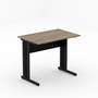 Mesa Retangular Pé Metálico 90cm New City Calvi/Preto