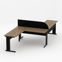 Painel Divisor Linha New City 135cm - Calvi/Preto