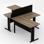 Painel Divisor Linha New City 160cm - Calvi/Preto