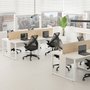 Plataforma Dupla Pé Metal Quadro Express Branca 120cm