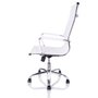 Poltrona Presidente 11P Cromada Courissimo Branca