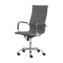 Poltrona Presidente 11P Cromada Courissimo Cinza