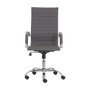 Poltrona Presidente 11P Cromada Courissimo Cinza